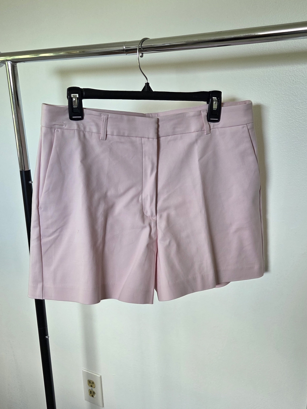 Rachel Zoe Pale Pink Tailored Bermuda Shorts